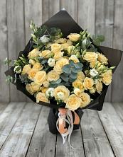 Букет цветов из:  Розы и Лизиантусы в Горбунки