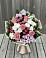 Букет цветов из: Альстромерии, Гвоздики, Розы и Хризантемы в Горбунки