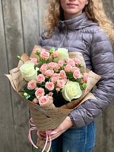 Букет цветов из:  Розы в Горбунки