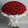 Букет 101 Красная роза Блэк Мэджик в Горбунки