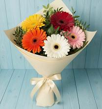 Букет цветов из:  Герберы в Горбунки