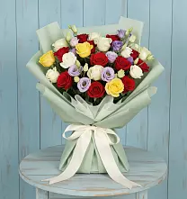 Букет цветов из:  Розы в Горбунки