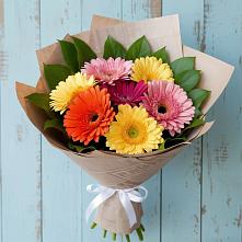Букет цветов из:  Герберы #REPLACE_PRED# Горбунки