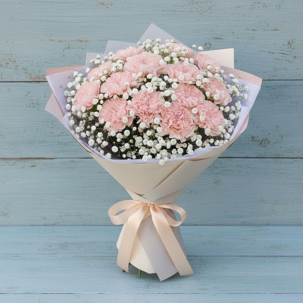 Букет цветов из: Гвоздики в Горбунки