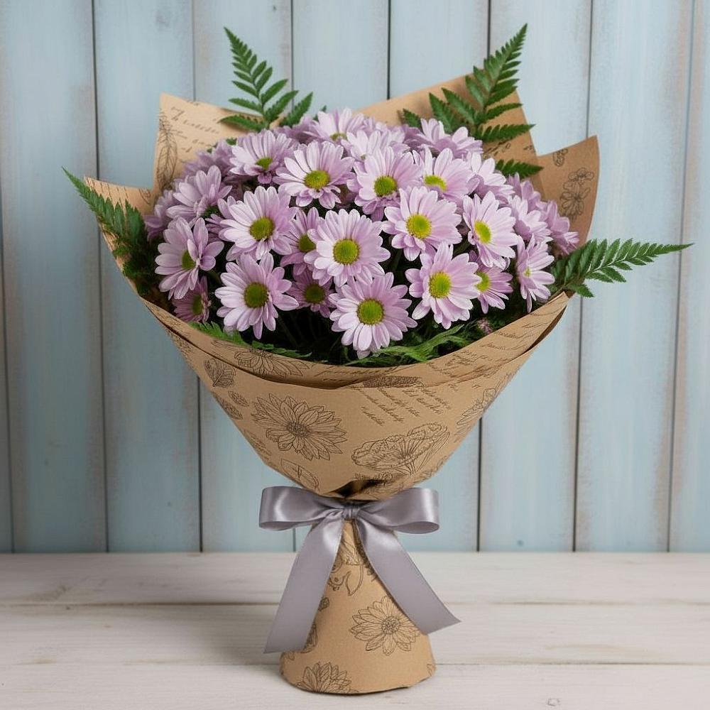 Букет цветов из: Хризантемы в Горбунки