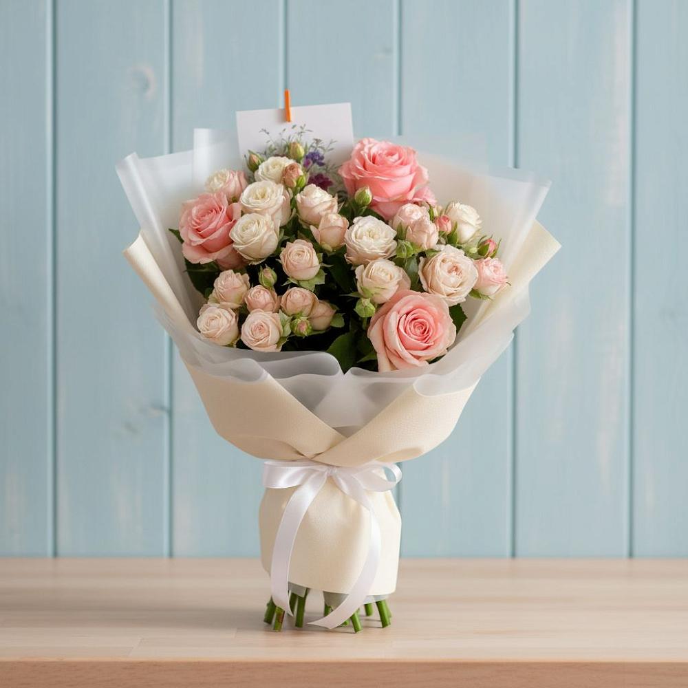 Букет цветов из: Розы в Горбунки