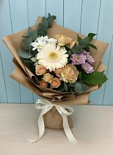 Букет цветов из:  Герберы и Хризантемы в Горбунки