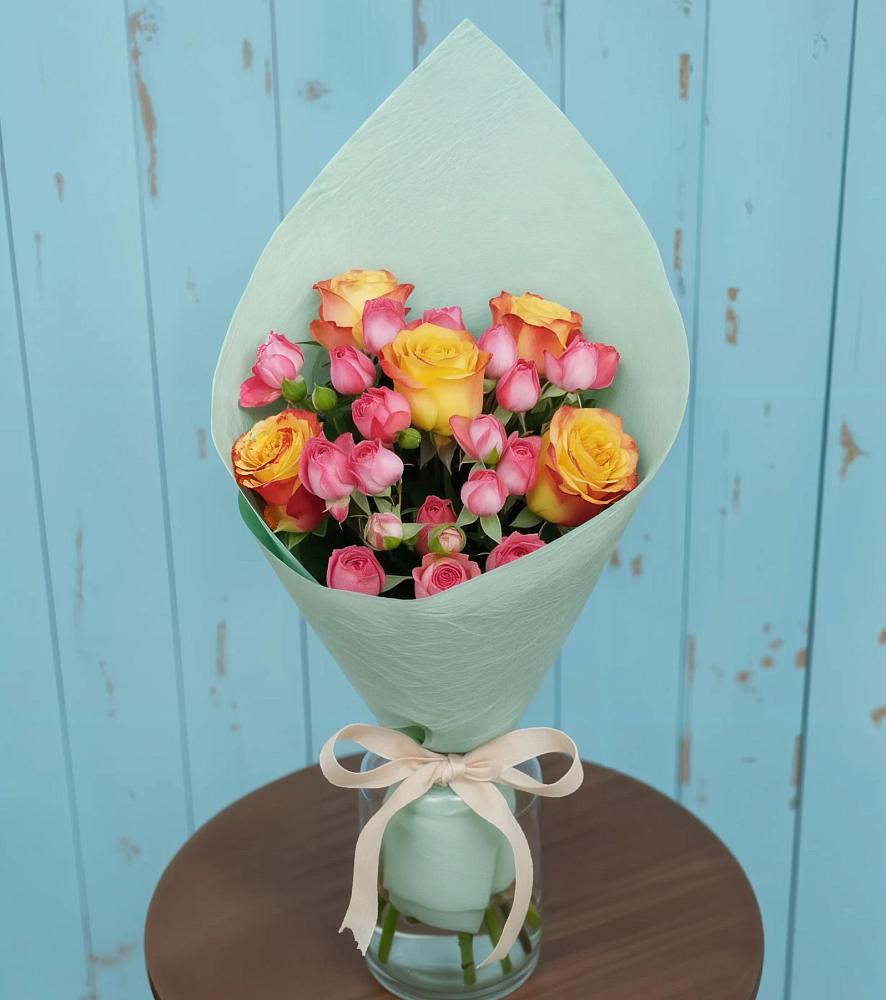 Букет цветов из: Розы в Горбунки