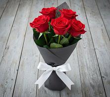 Букет 5 Красных роз Эдлесс Лав #REPLACE_PRED# Горбунки