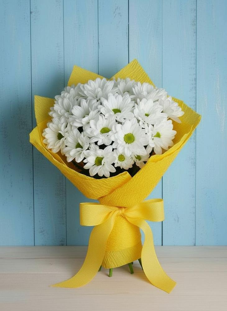 Букет цветов из: Хризантемы в Горбунки