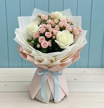Букет цветов из:  Розы в Горбунки