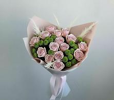 Букет цветов из:  Розы и Хризантемы #REPLACE_PRED# Горбунки