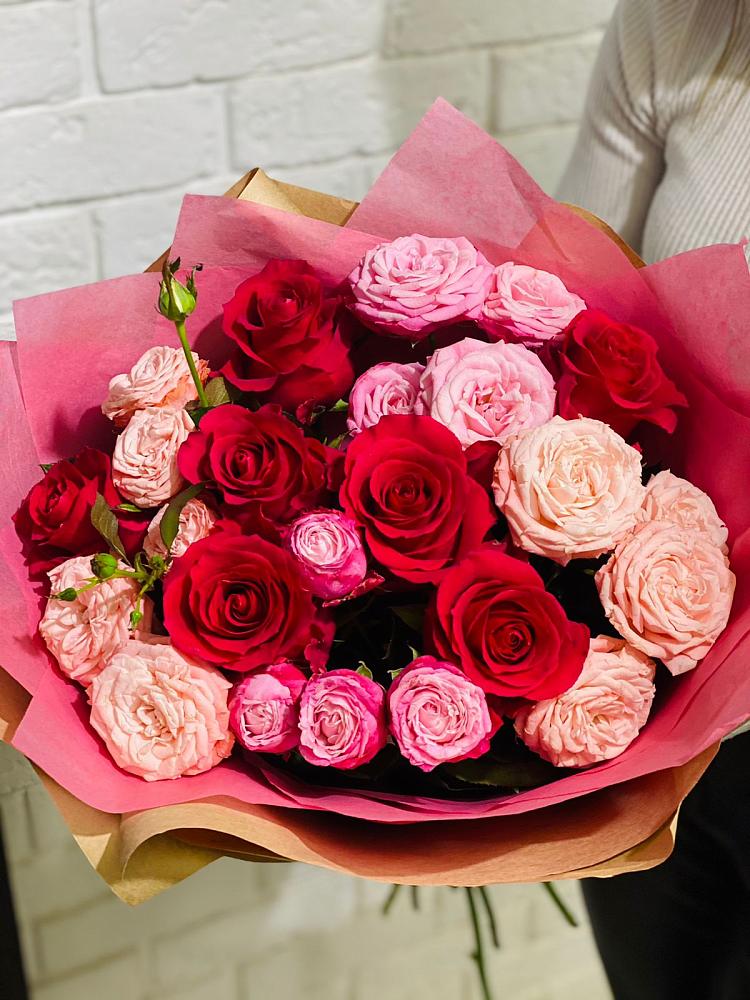 Букет цветов из: Розы в Горбунки