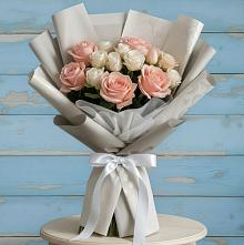 Букет цветов из:  Розы #REPLACE_PRED# Горбунки