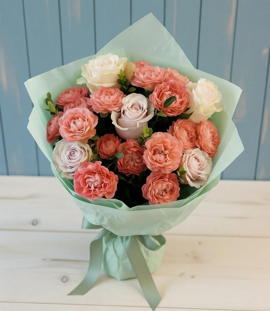 Букет цветов из: Розы в Горбунки