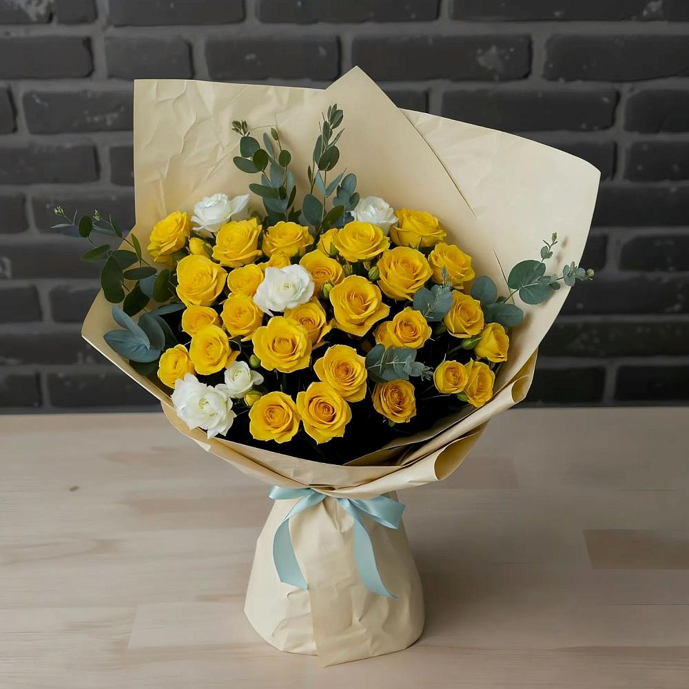 Букет цветов из: Розы в Горбунки