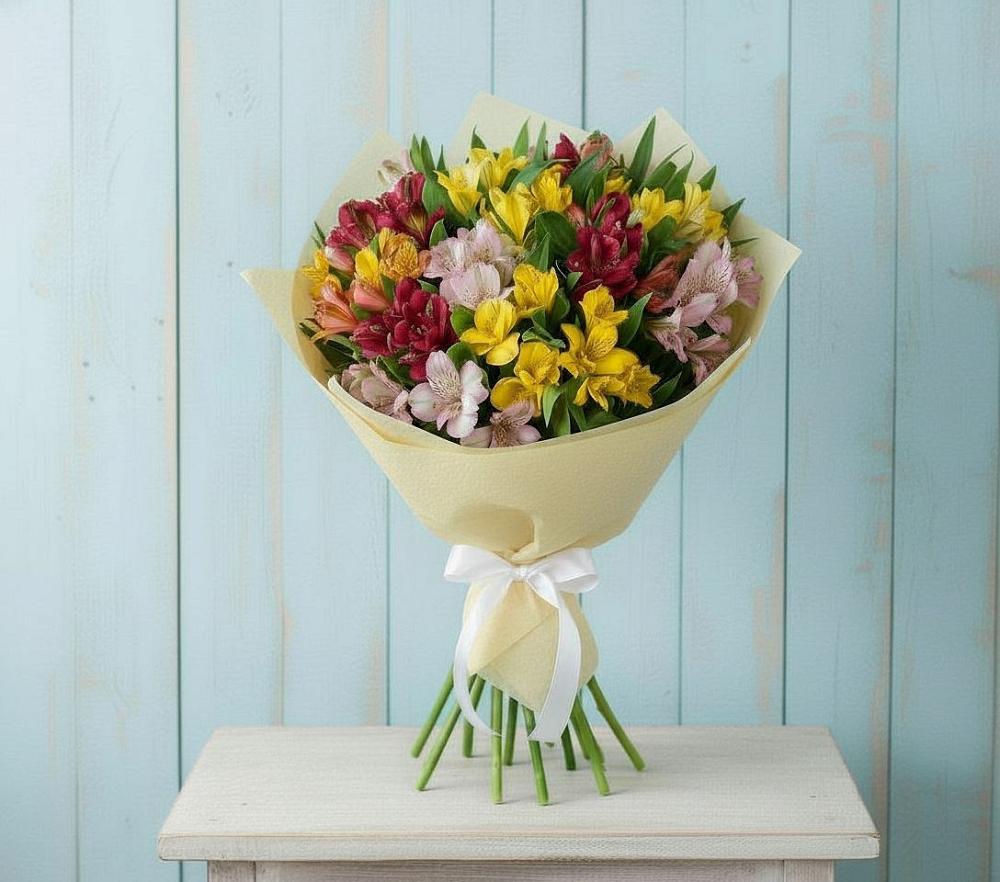 Букет цветов из: Альстромерии в Горбунки