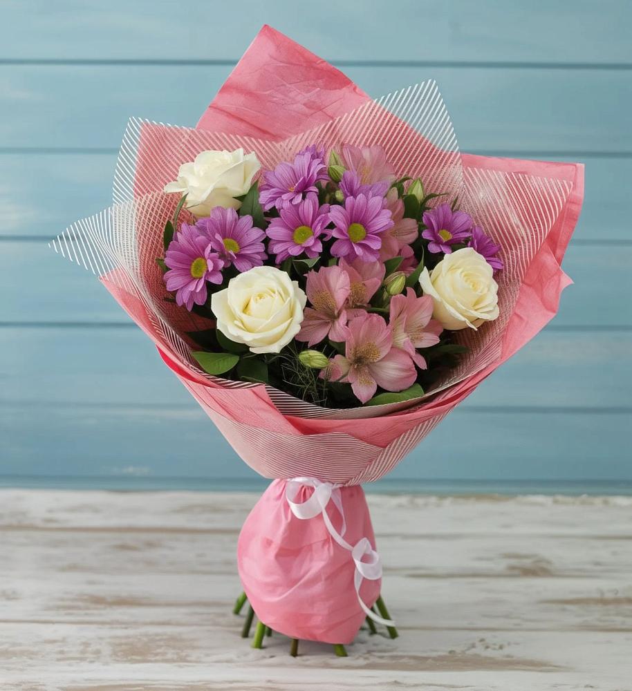 Букет цветов из: Герберы в Горбунки