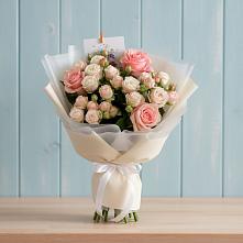 Букет цветов из:  Розы в Горбунки