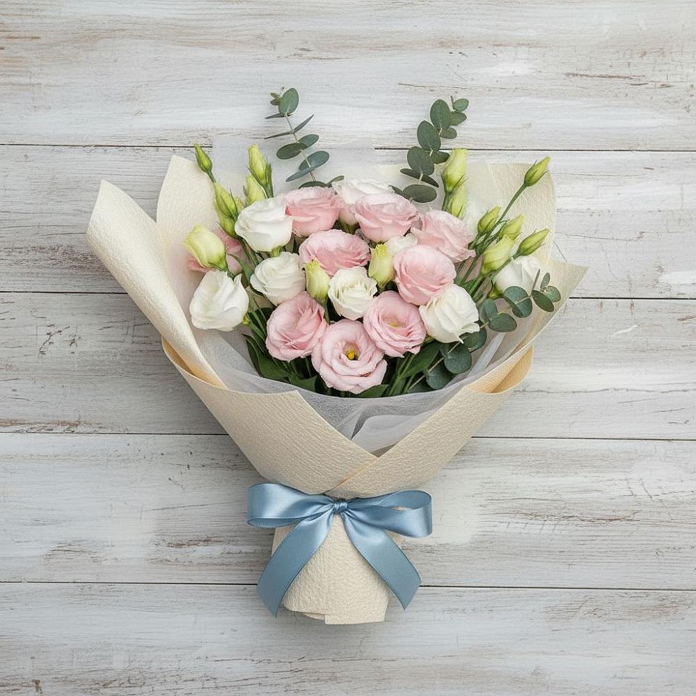 Букет цветов из: Лизиантусы в Горбунки